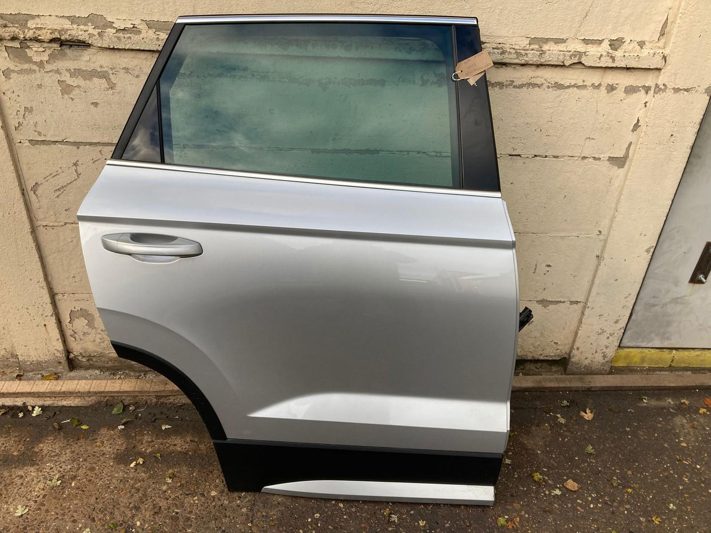 SEAT Ateca 2016-2025 MK1 O/S DRIVER REAR RIGHT DOOR SILVER