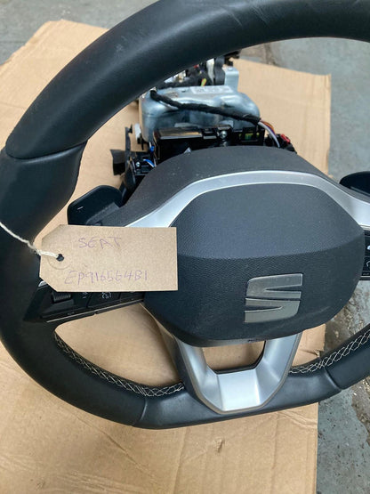 SEAT Leon/Ateca/Tarraco/Ibiza (2020+) Complete Steering Wheel EP0916564B1
