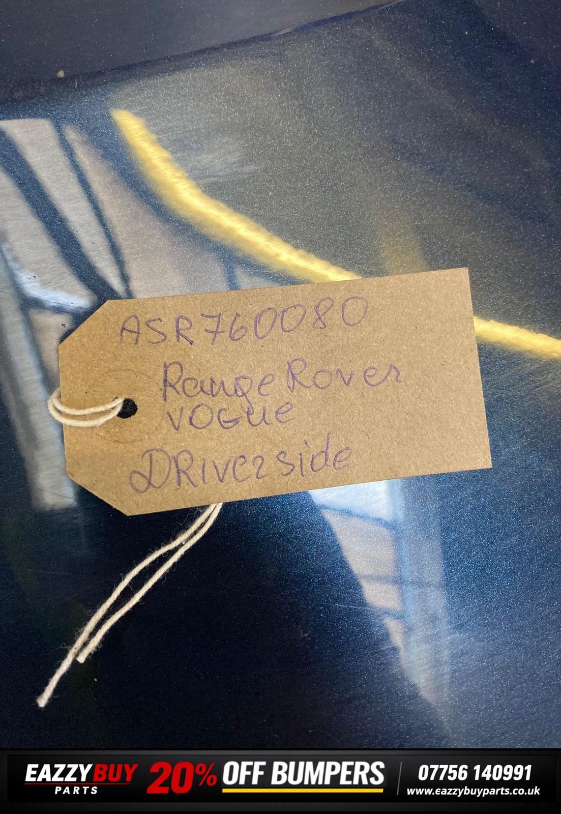 Land Rover Vogue l322 Blue Driver Side Wing ASR760080