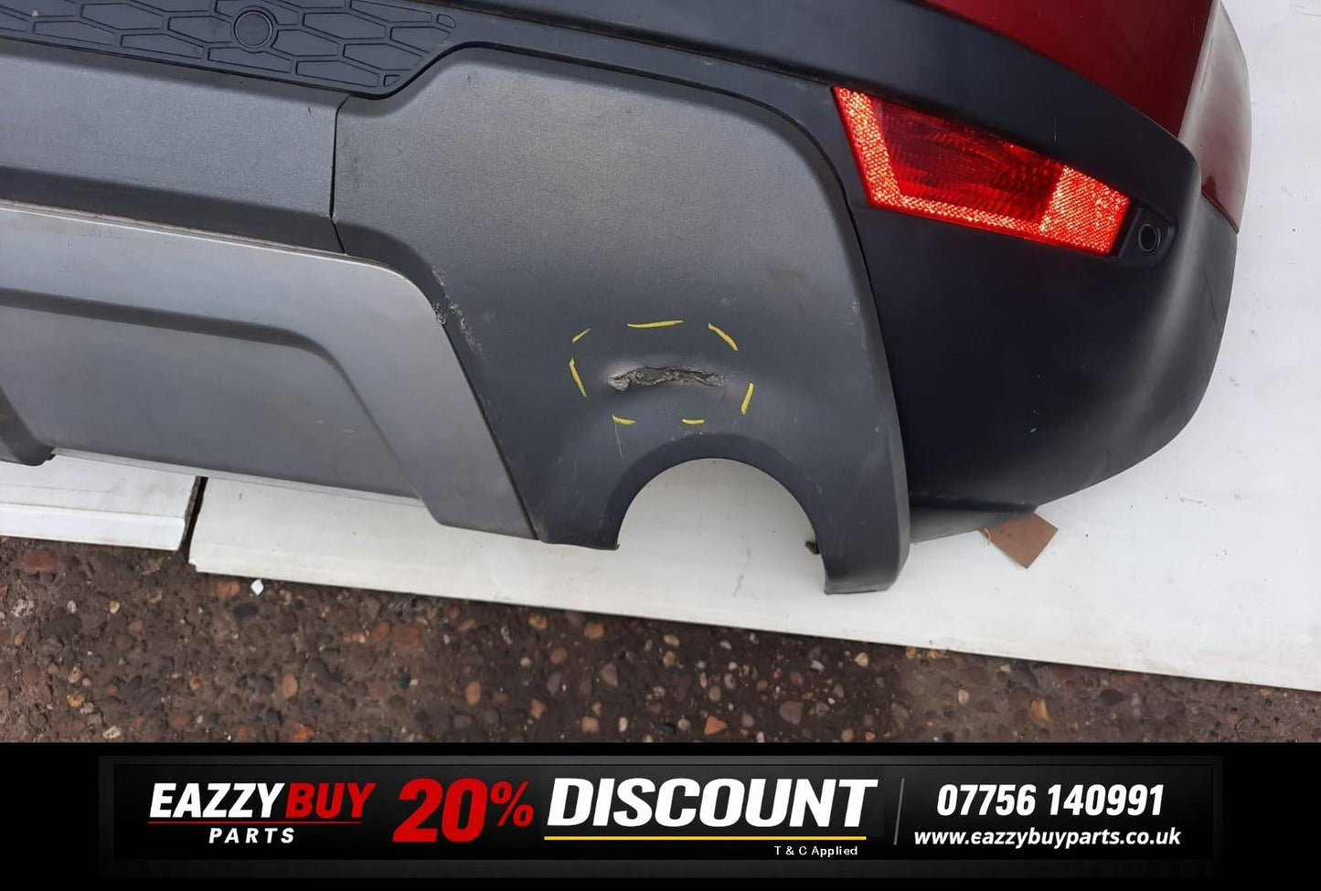Range Rover Evoque L538 2011-2018 Rear Bumper Damaged BJ3217926A