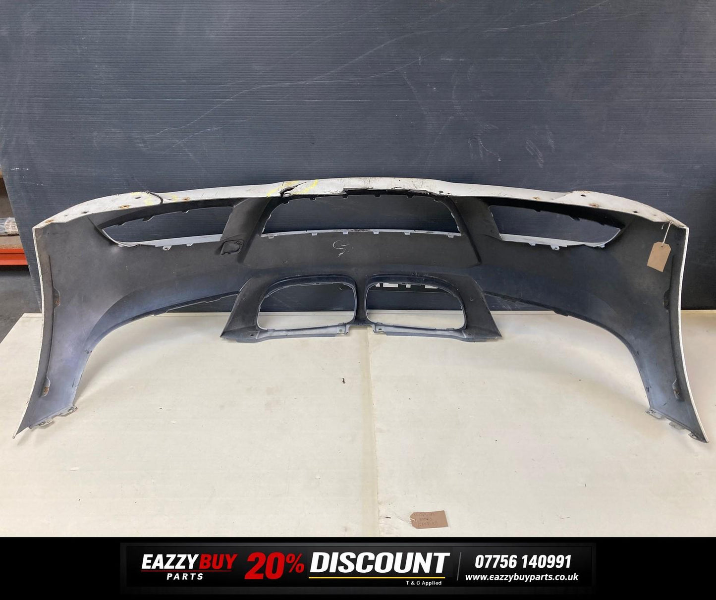 BMW 3 SERIES E90 E91 2008-2012 Front Bumper  Damaged 51117891386