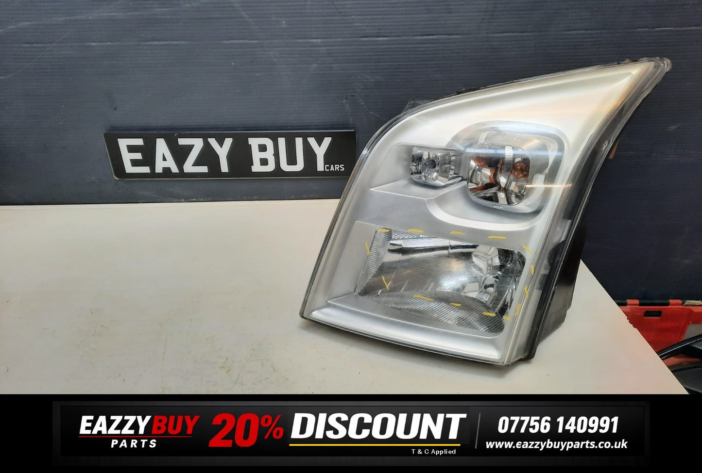 Ford Transit MK7 2006-2014 Headlight Left Passenger 6C1113W030