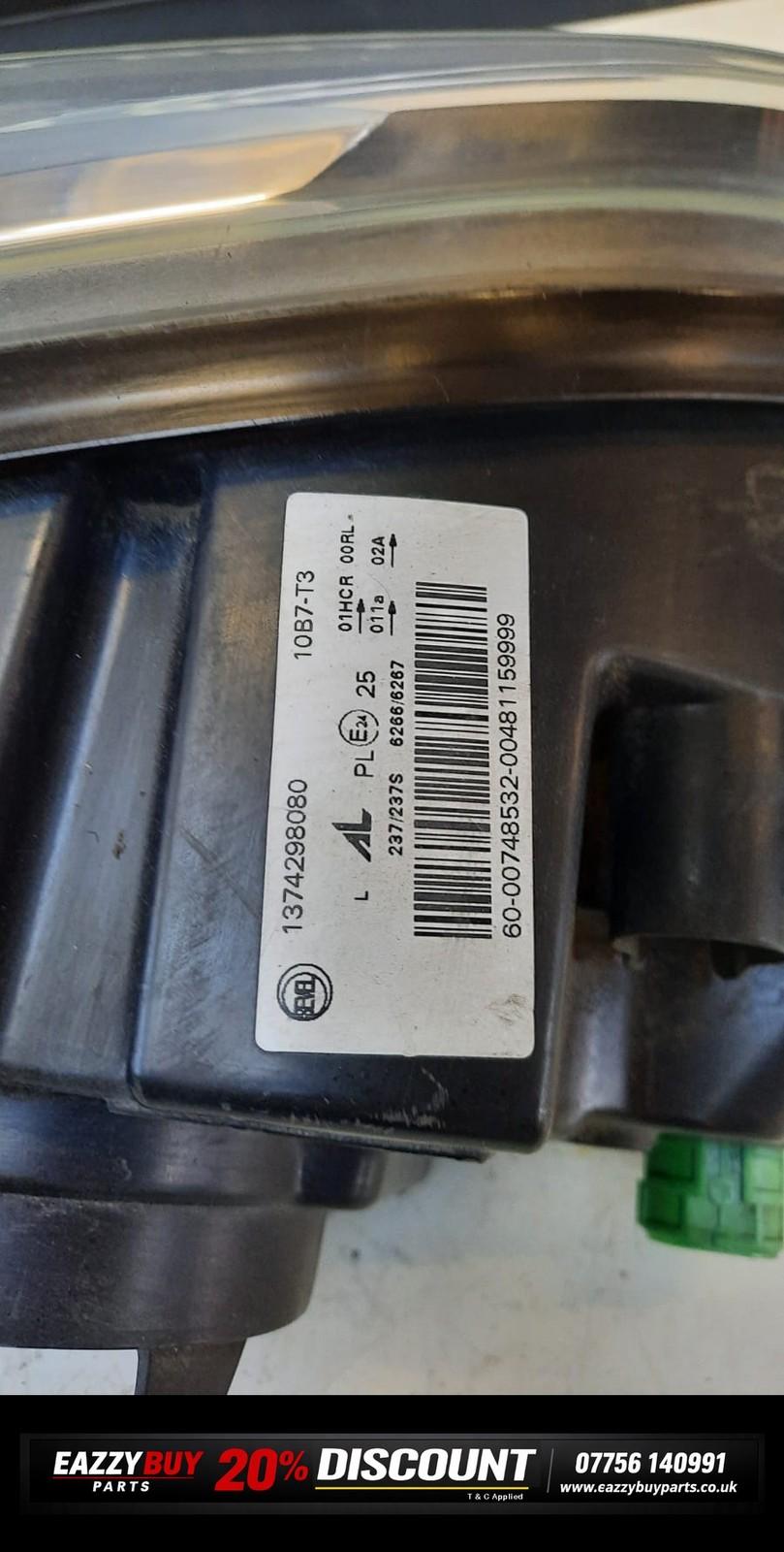 Citroen Relay MK3 2014-2024 Headlight Passenger Side 1374298080