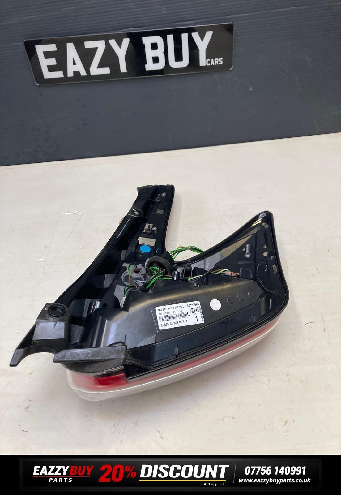 Nissan Juke MK1 Passenger Side Rear 2013-2019 Tail Light Rear Left Passenger Sid