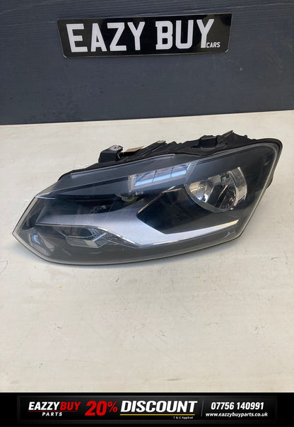 VW Polo MK5 Passenger Side Front 2009-2014 Left Headlight 1LE24705103
