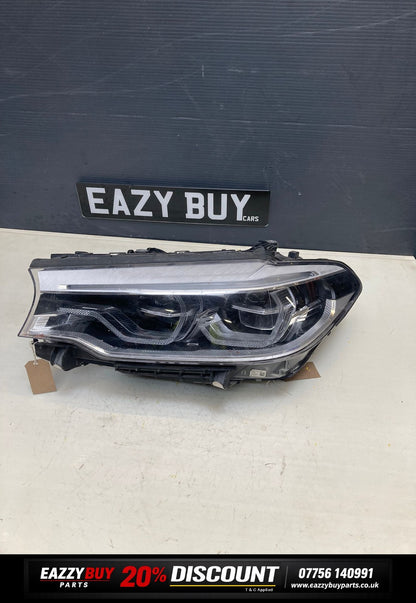 BMW 5 SERIES G30 G31 ADAPTIVE LED HEADLIGHT LEFT PASSENGER DAMAGED 8499125-03