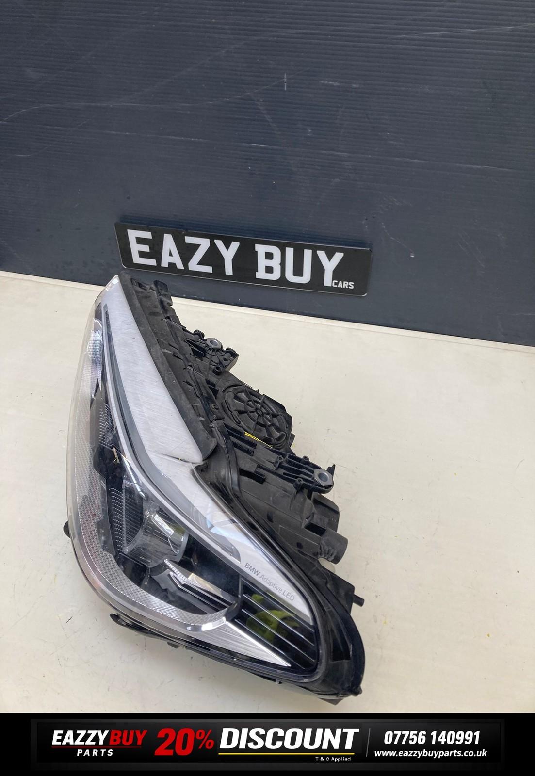 BMW 5 SERIES G30 G31 ADAPTIVE LED HEADLIGHT LEFT PASSENGER DAMAGED 8499125-03
