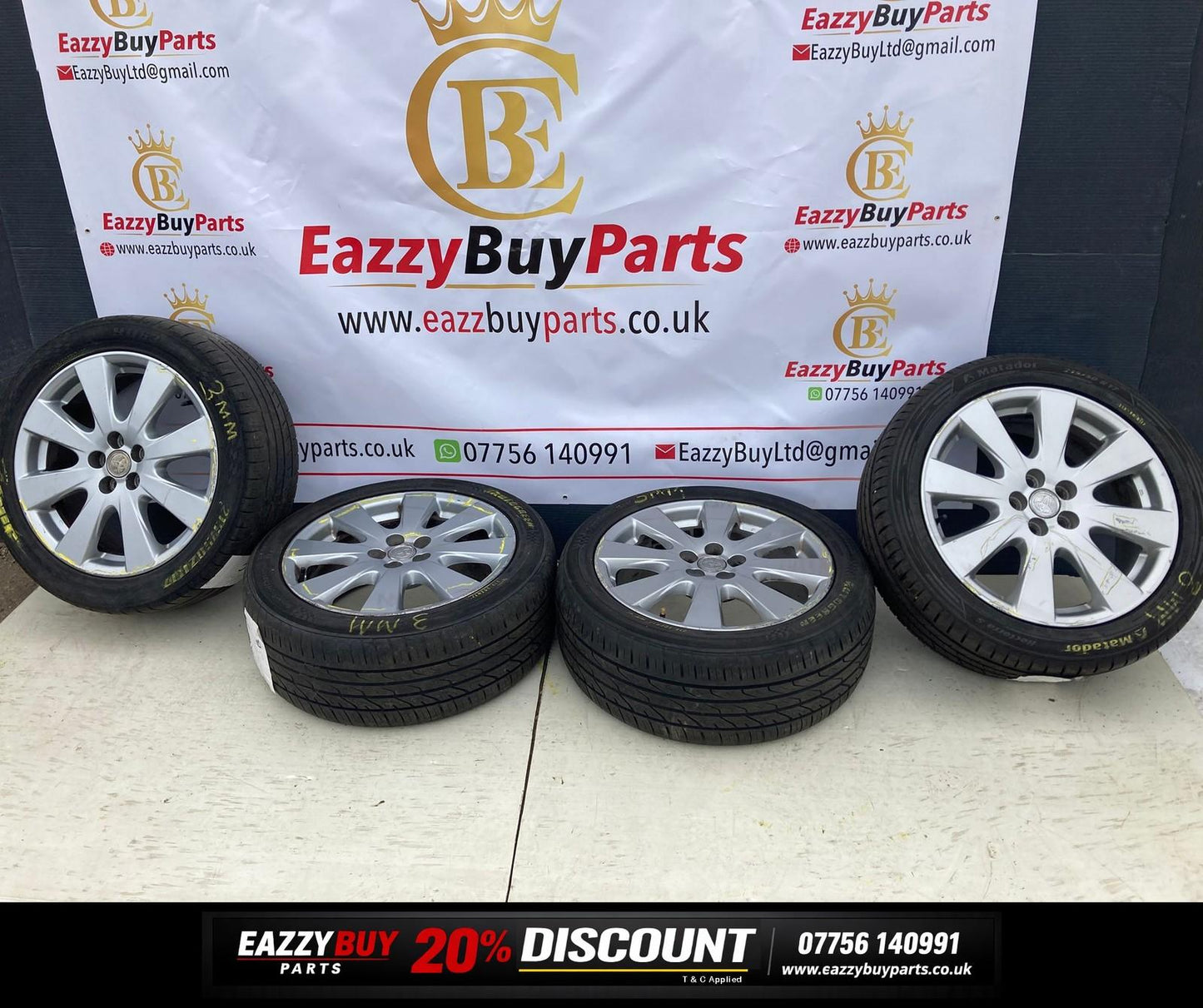 Toyota Avensis T25 2003 Alloy Wheel Rims SET OF 4 42611YY200
