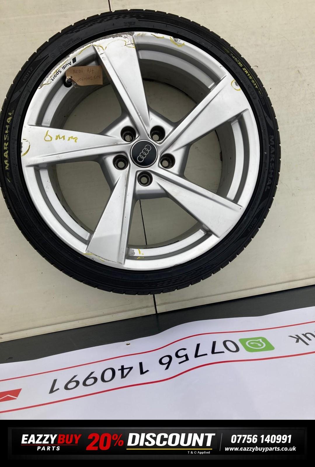 Audi A4 B9 2021 ET40 8.5J 19" Facelift S Line Alloy Wheels SET OF 4 8w0601025es