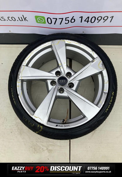 Audi A4 B9 2021 ET40 8.5J 19" Facelift S Line Alloy Wheels SET OF 4 8w0601025es