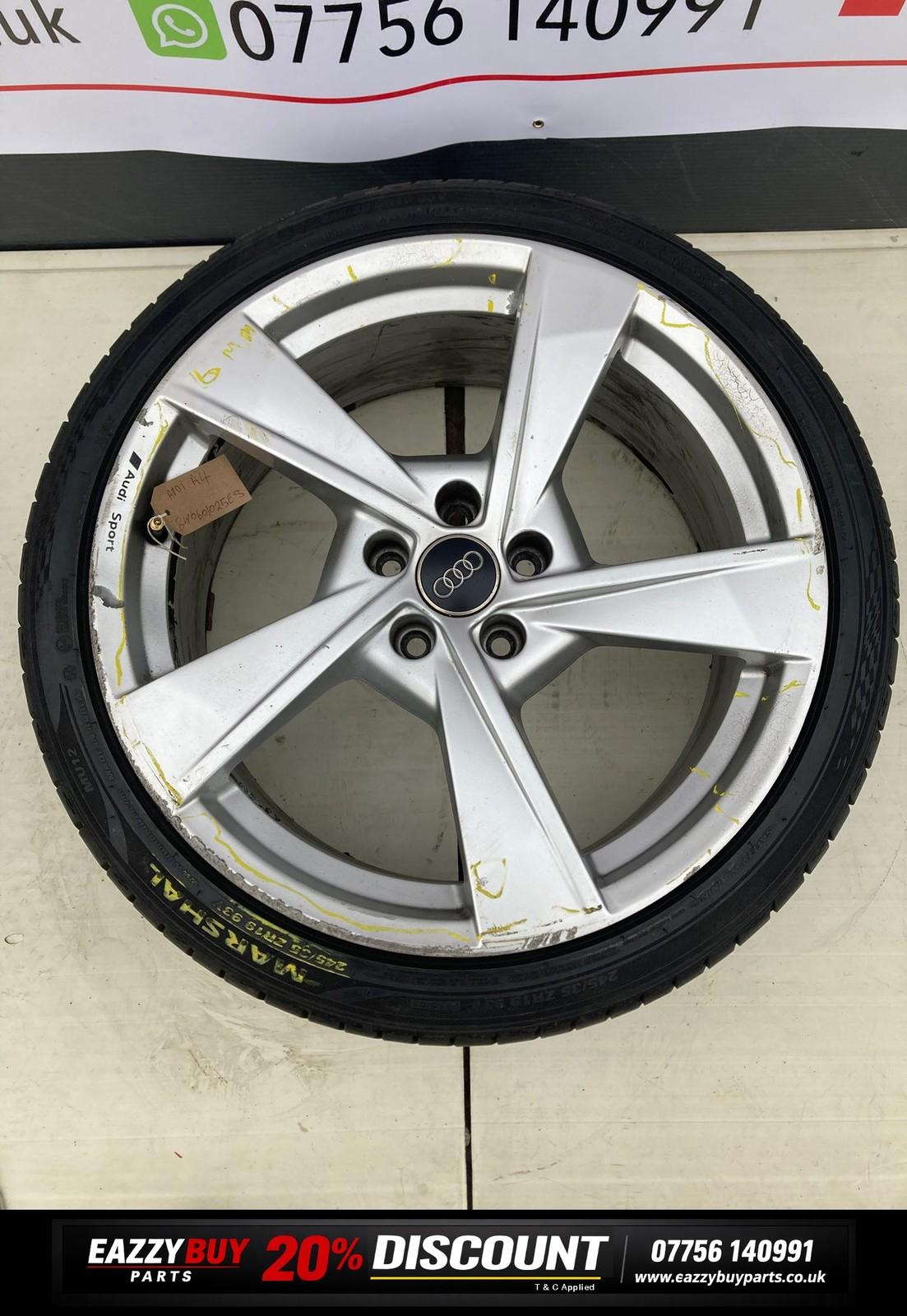 Audi A4 B9 2021 ET40 8.5J 19" Facelift S Line Alloy Wheels SET OF 4 8w0601025es
