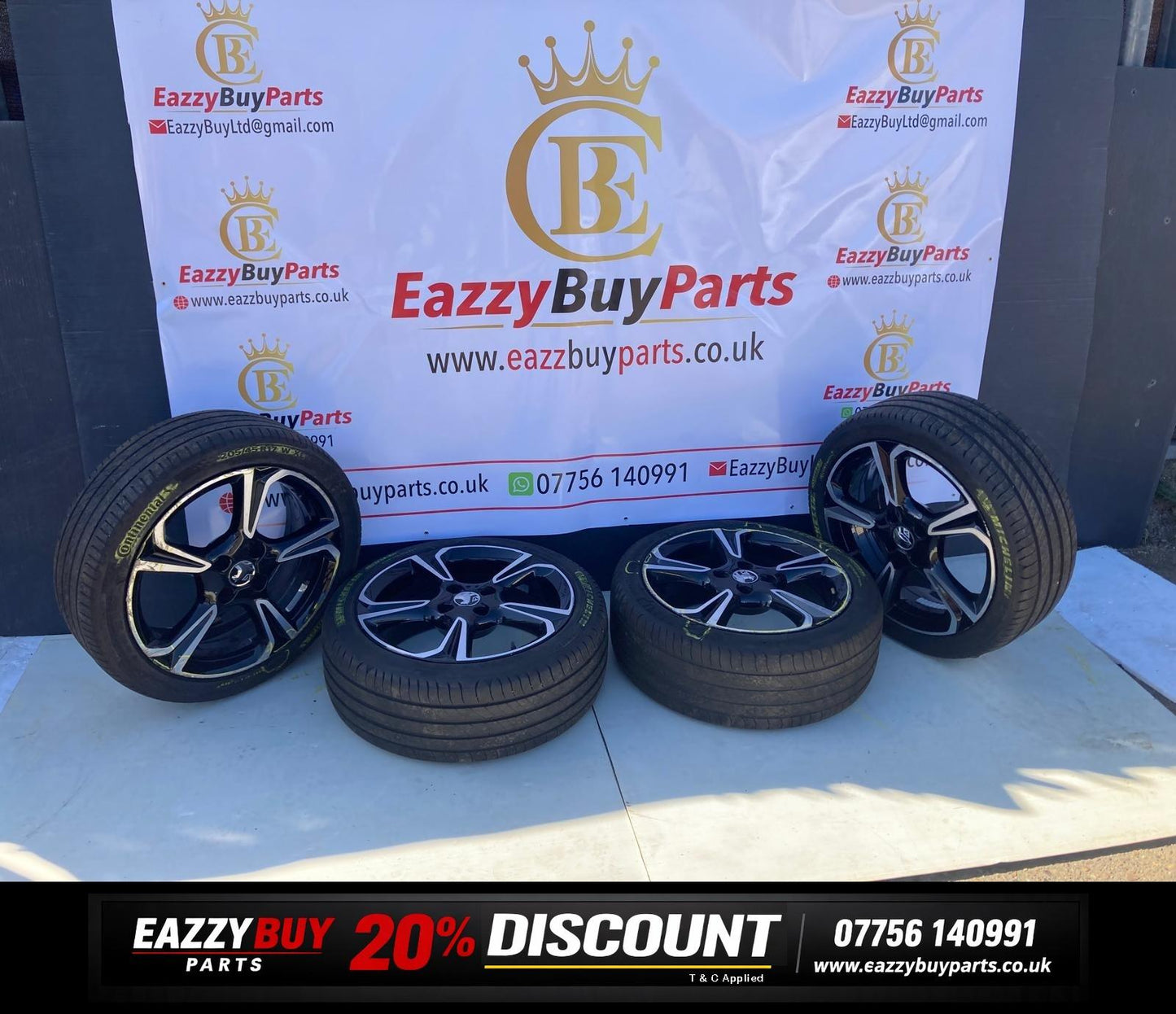 Vauxhall Corsa MK5 2019 17" Alloy Wheels SET OF 4 9832281680