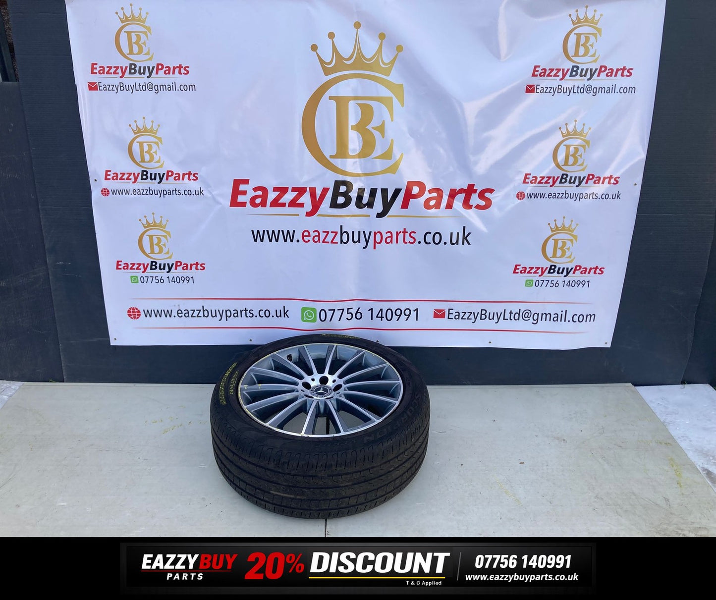Mercedes-Benz GLC 2015-2022  AMG Line Turbine Alloy Wheel SET OF 4 A2534011900