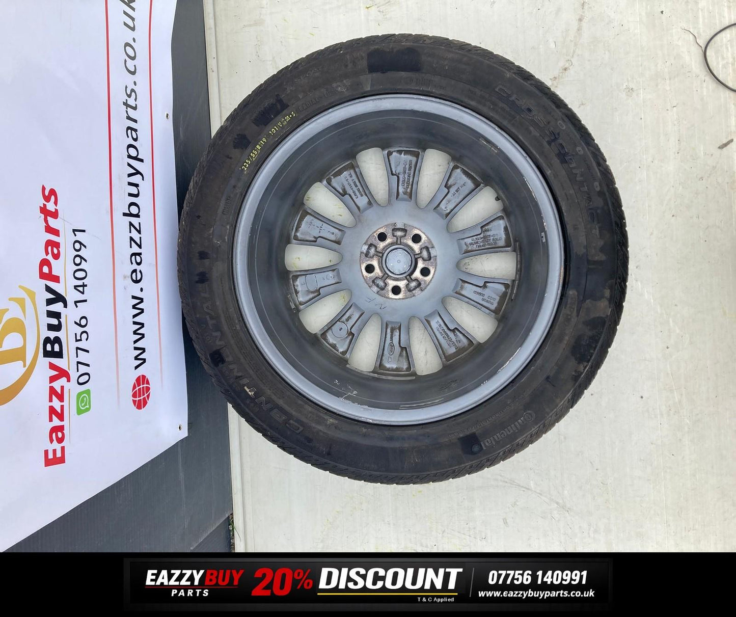 LAND ROVER 19” Alloy Wheel Rim Dark Grey 19"EJ32-1007-CB
