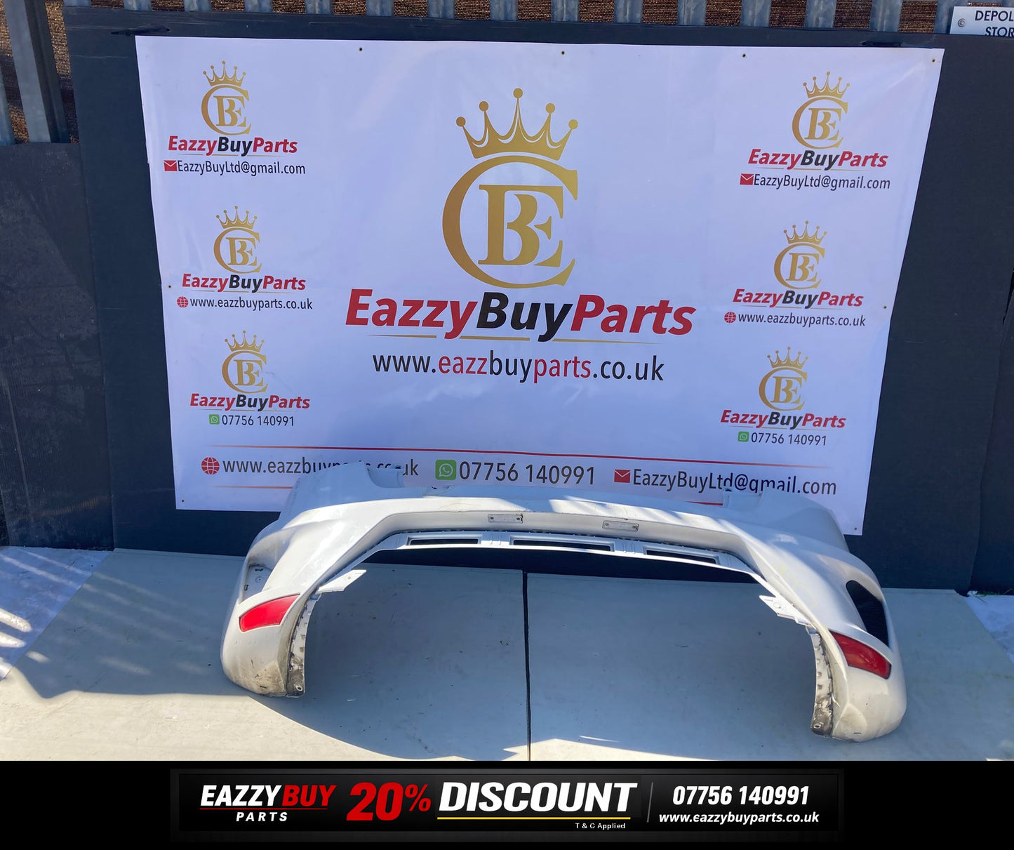 REAR BUMPER SEAT IBIZA  CUPRA WHITE 6JL807421