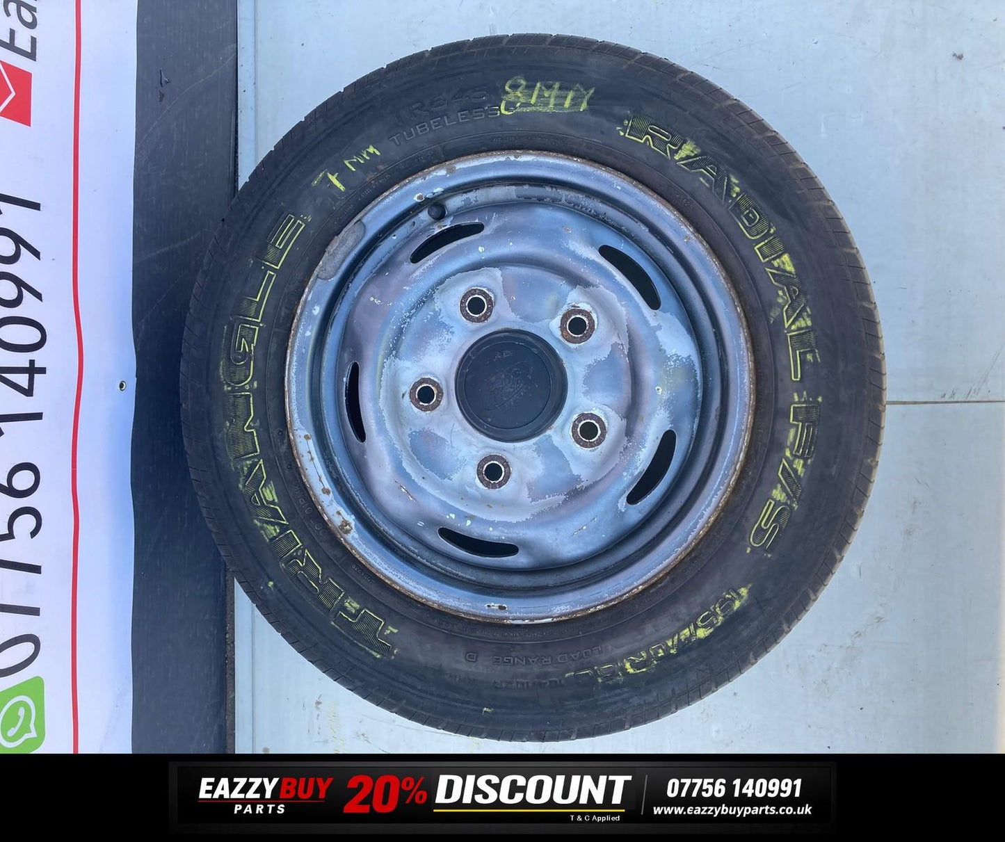 Ford Transit MK7 2007-2014 5.5J Steel Wheels SET OF 4 2150829