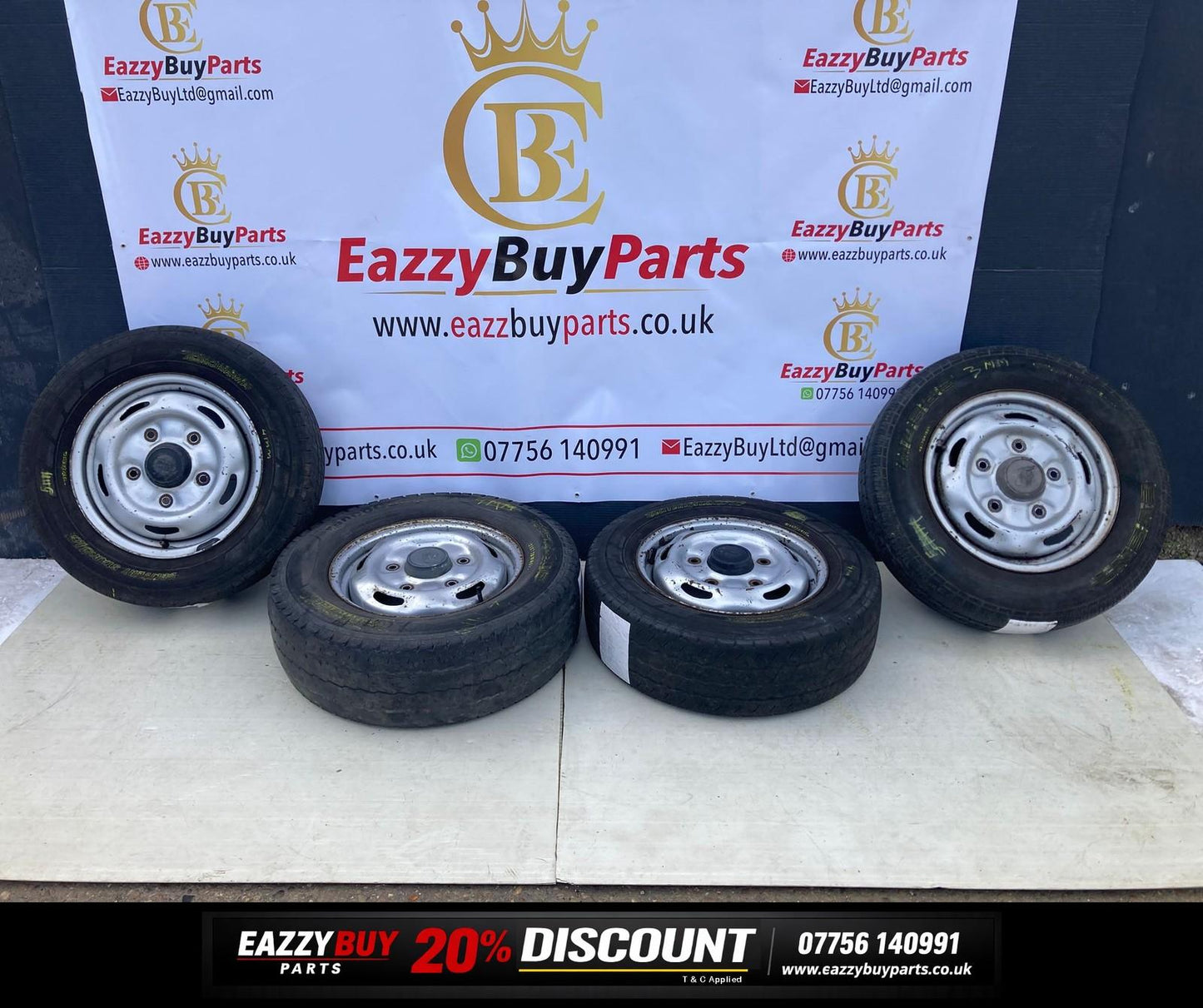 Ford Transit MK7 2007-2014 5.5J Steel Wheels SET OF 4 2150829