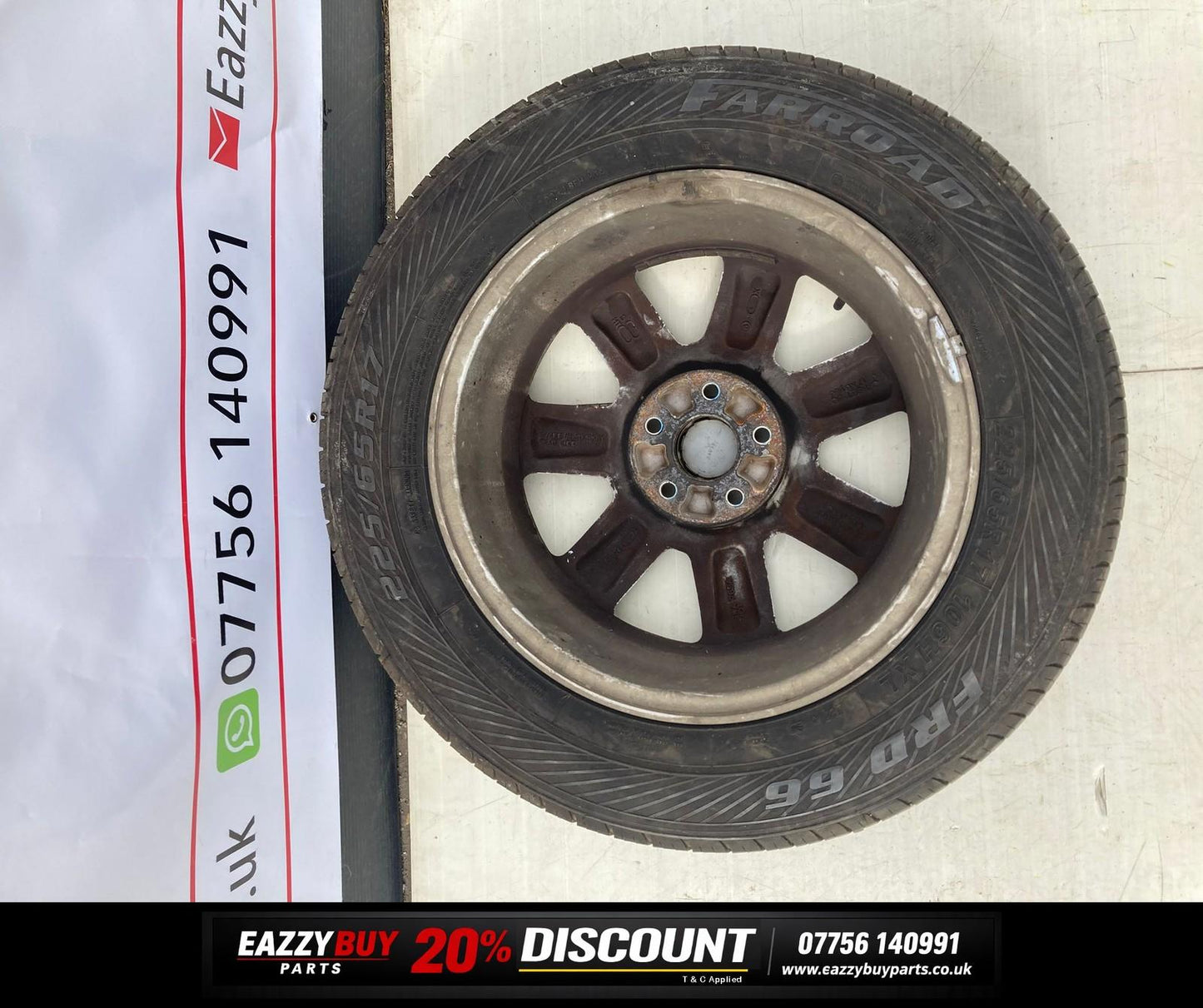 HONDA CRV MK3 06-12 ET50 6.5J 17" Alloy Wheels SET OF 4 SWA765A