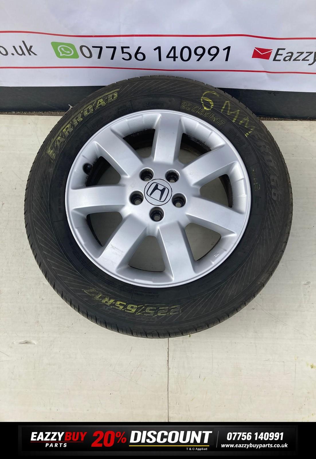HONDA CRV MK3 06-12 ET50 6.5J 17" Alloy Wheels SET OF 4 SWA765A