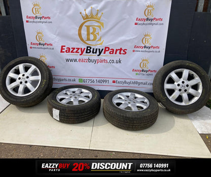 HONDA CRV MK3 06-12 ET50 6.5J 17" Alloy Wheels SET OF 4 SWA765A