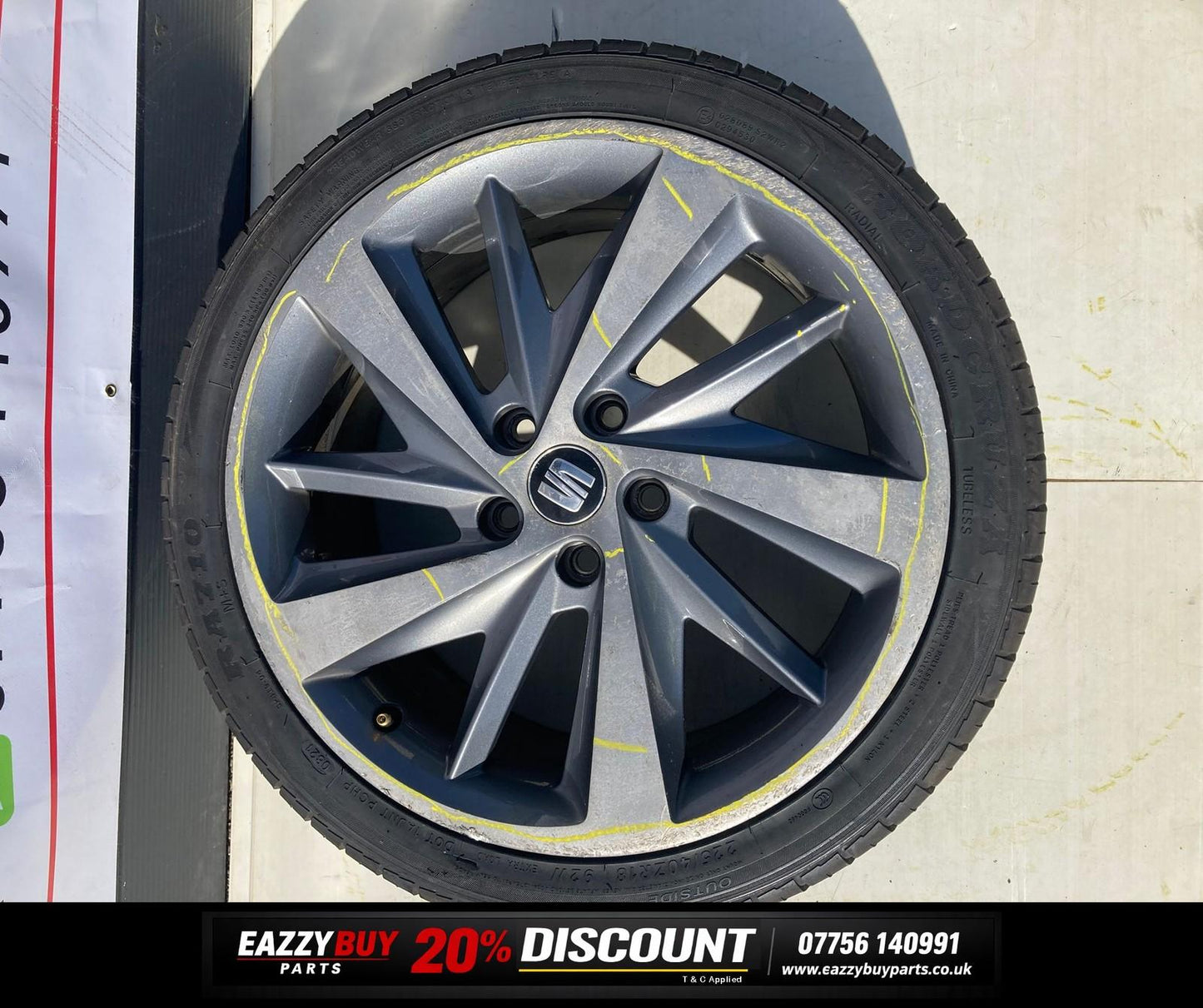 Seat Leon 12-16 18" Alloy Wheels SET OF 4 5F0601025E