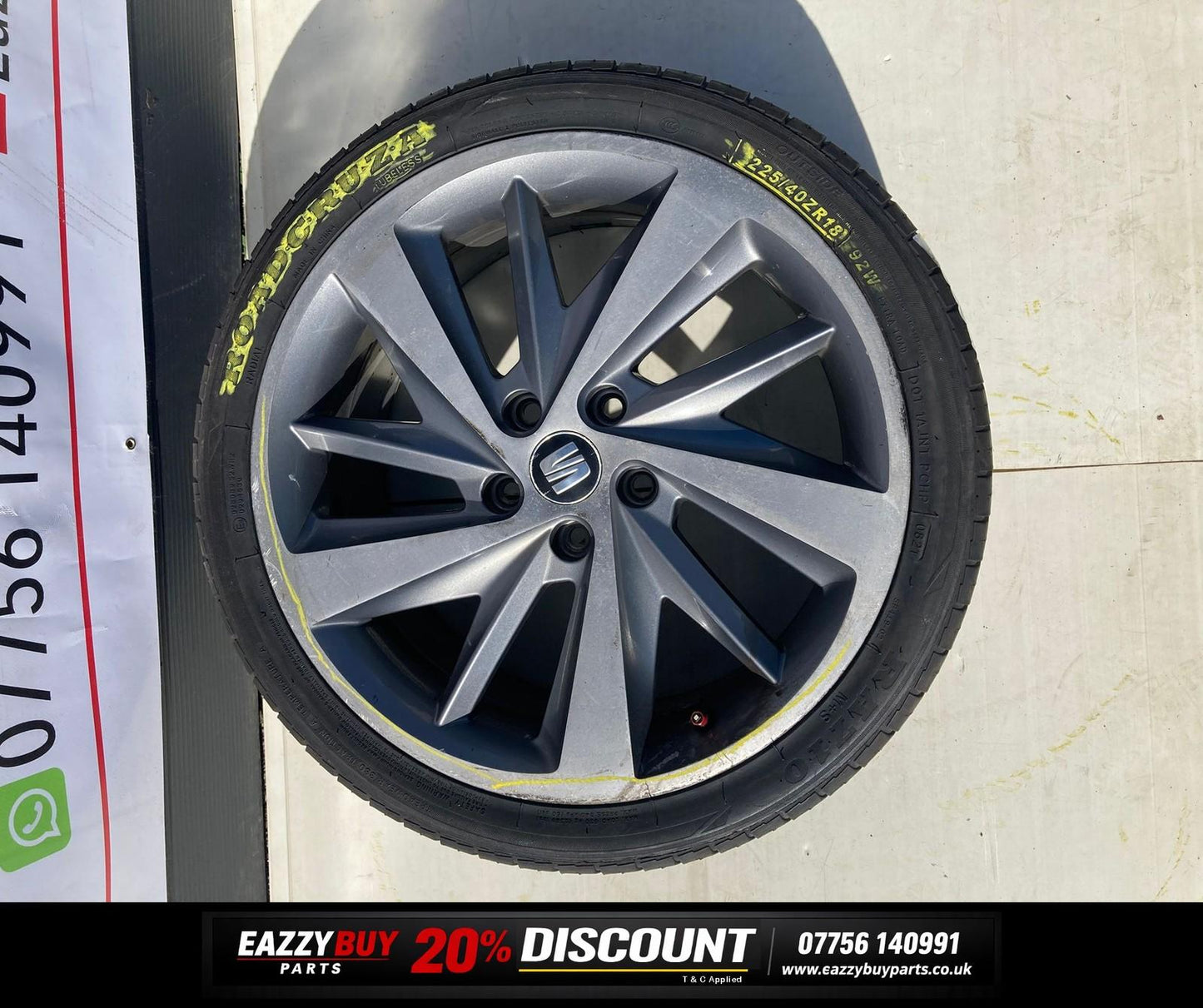 Seat Leon 12-16 18" Alloy Wheels SET OF 4 5F0601025E