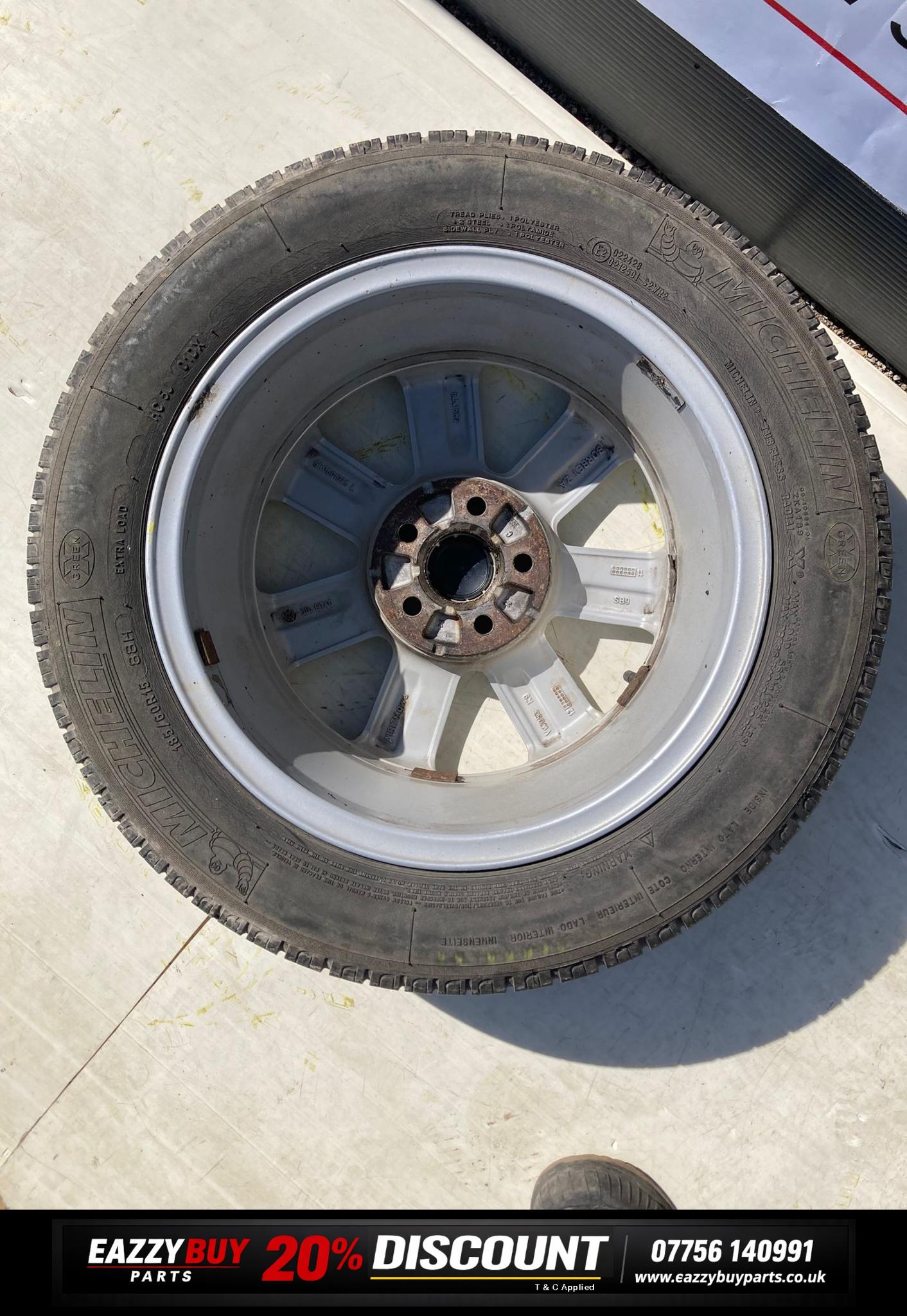 Volkswagen Polo MK5 09-17 15" Alloy Wheels SET OF 4 6R0601025L