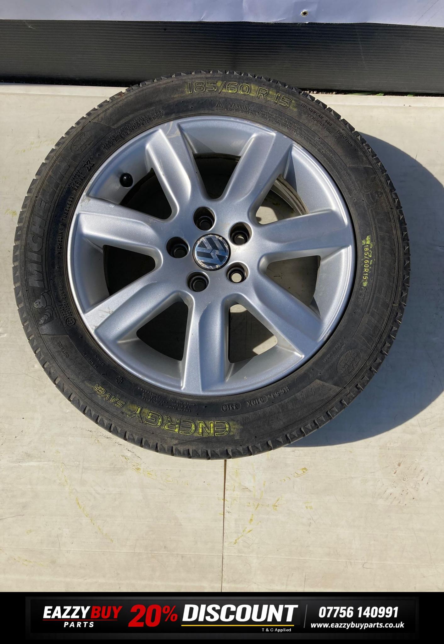 Volkswagen Polo MK5 09-17 15" Alloy Wheels SET OF 4 6R0601025L