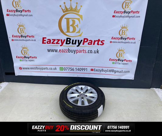 VOLKSWAGEN CADDY 07 17" Alloy Wheel SET OF 4 2k5601025