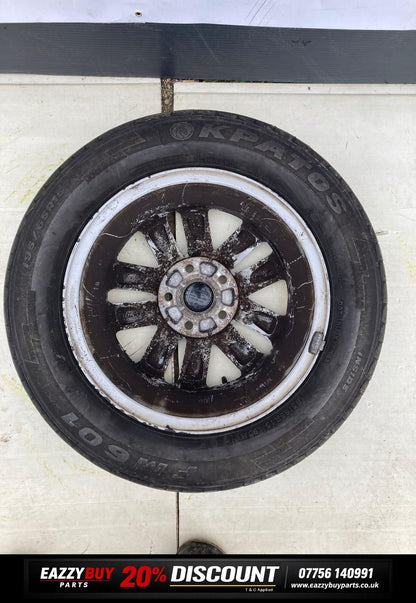 VOLKSWAGEN CADDY 07 17" Alloy Wheel SET OF 4 2k5601025