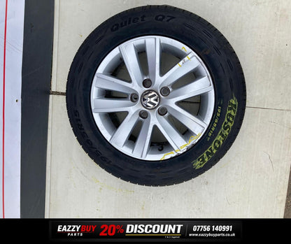 VOLKSWAGEN CADDY 07 17" Alloy Wheel SET OF 4 2k5601025