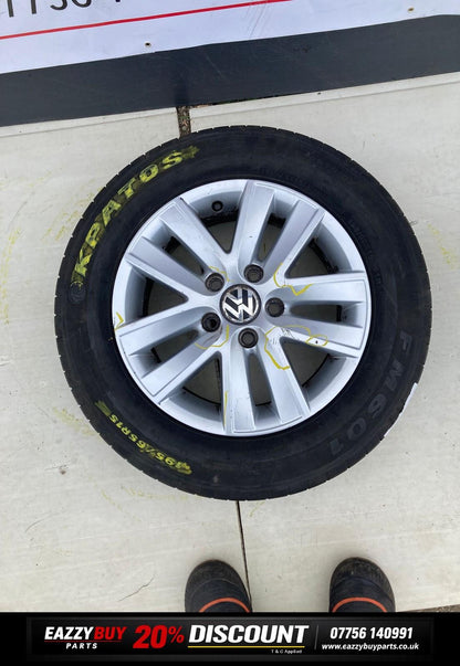 VOLKSWAGEN CADDY 07 17" Alloy Wheel SET OF 4 2k5601025