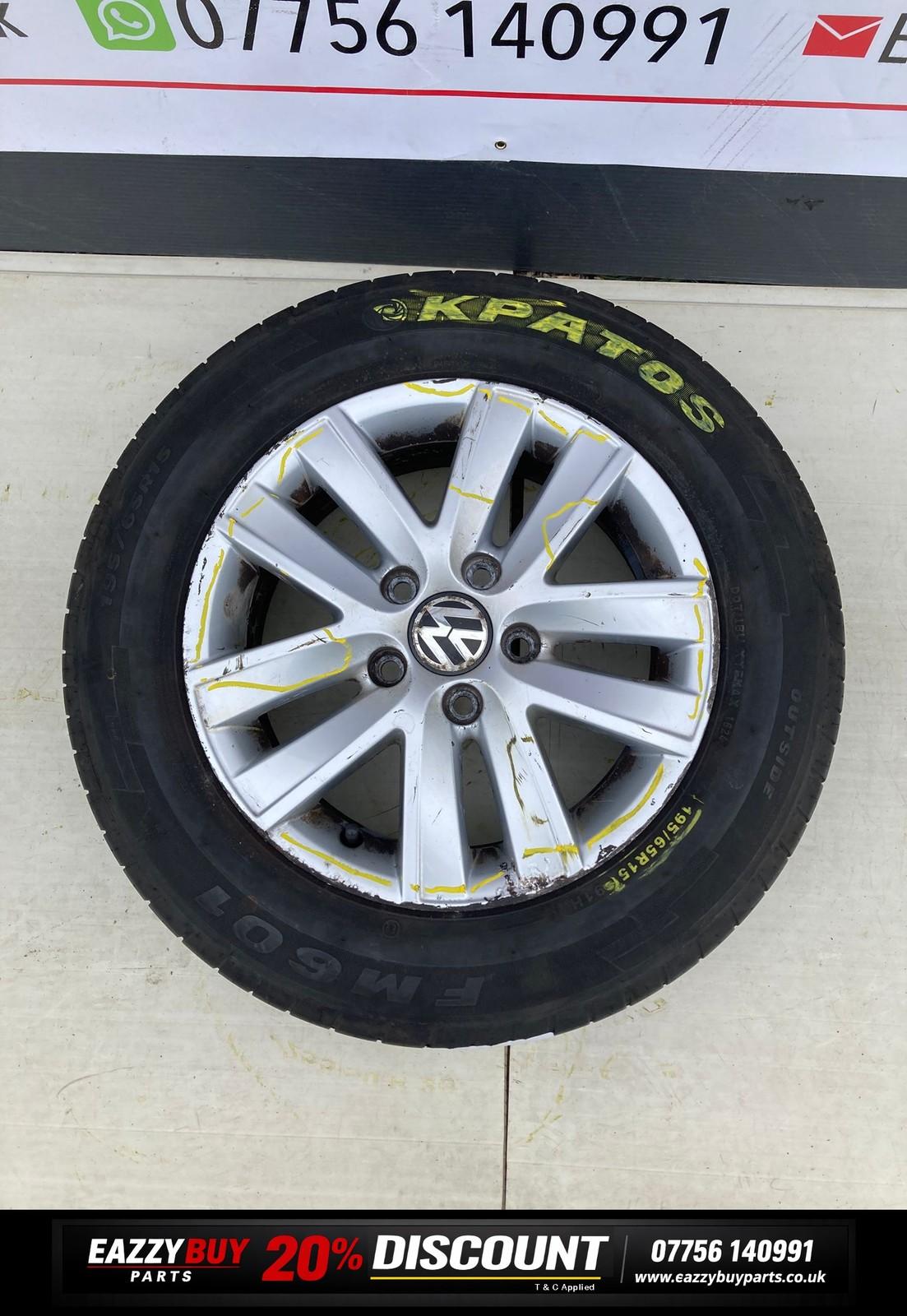 VOLKSWAGEN CADDY 07 17" Alloy Wheel SET OF 4 2k5601025