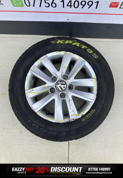 VOLKSWAGEN CADDY 07 17" Alloy Wheel SET OF 4 2k5601025