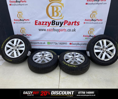 VOLKSWAGEN CADDY 07 17" Alloy Wheel SET OF 4 2k5601025