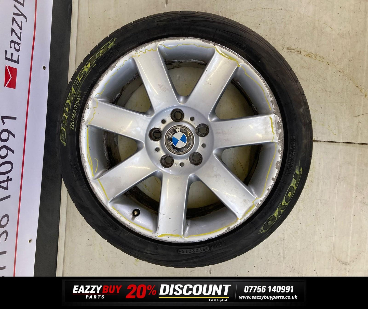BMW 3 Series E90 Alloy Wheels *SET OF 4 NO TYRES* 17" 8Jx17H2 1094506-13