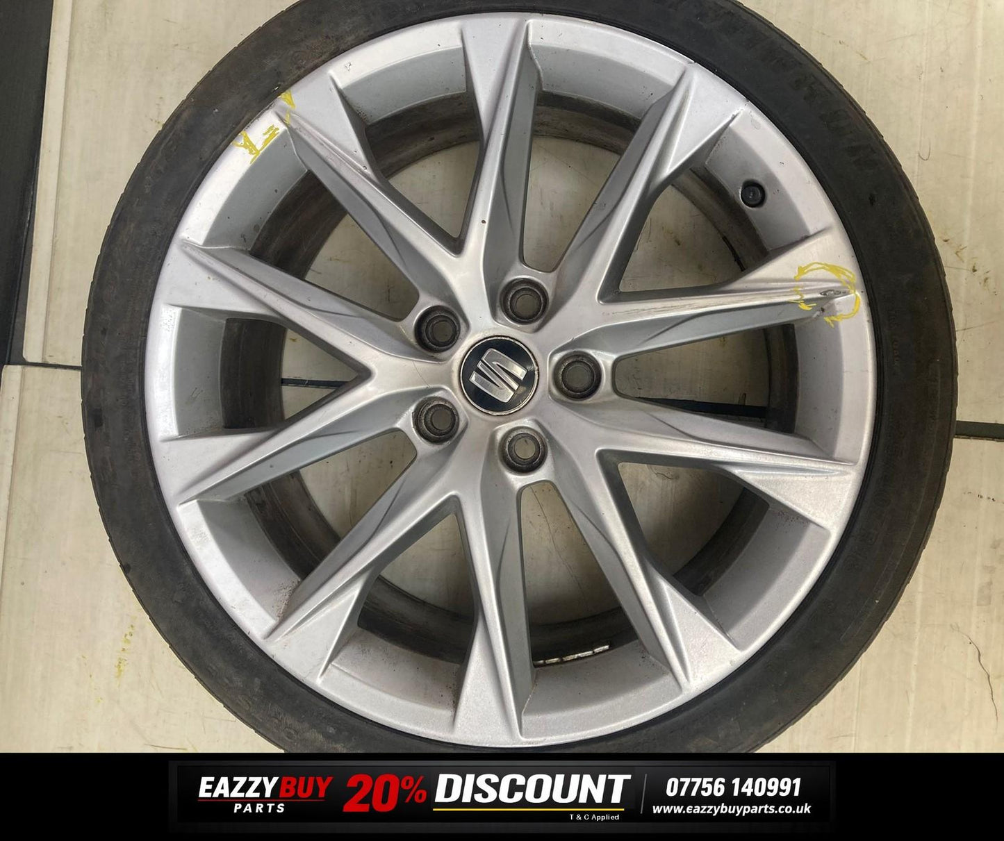 SEAT Leon 5F 2017-20 18 Inch Alloy Wheel *NO TYRE* 5f0601025aa