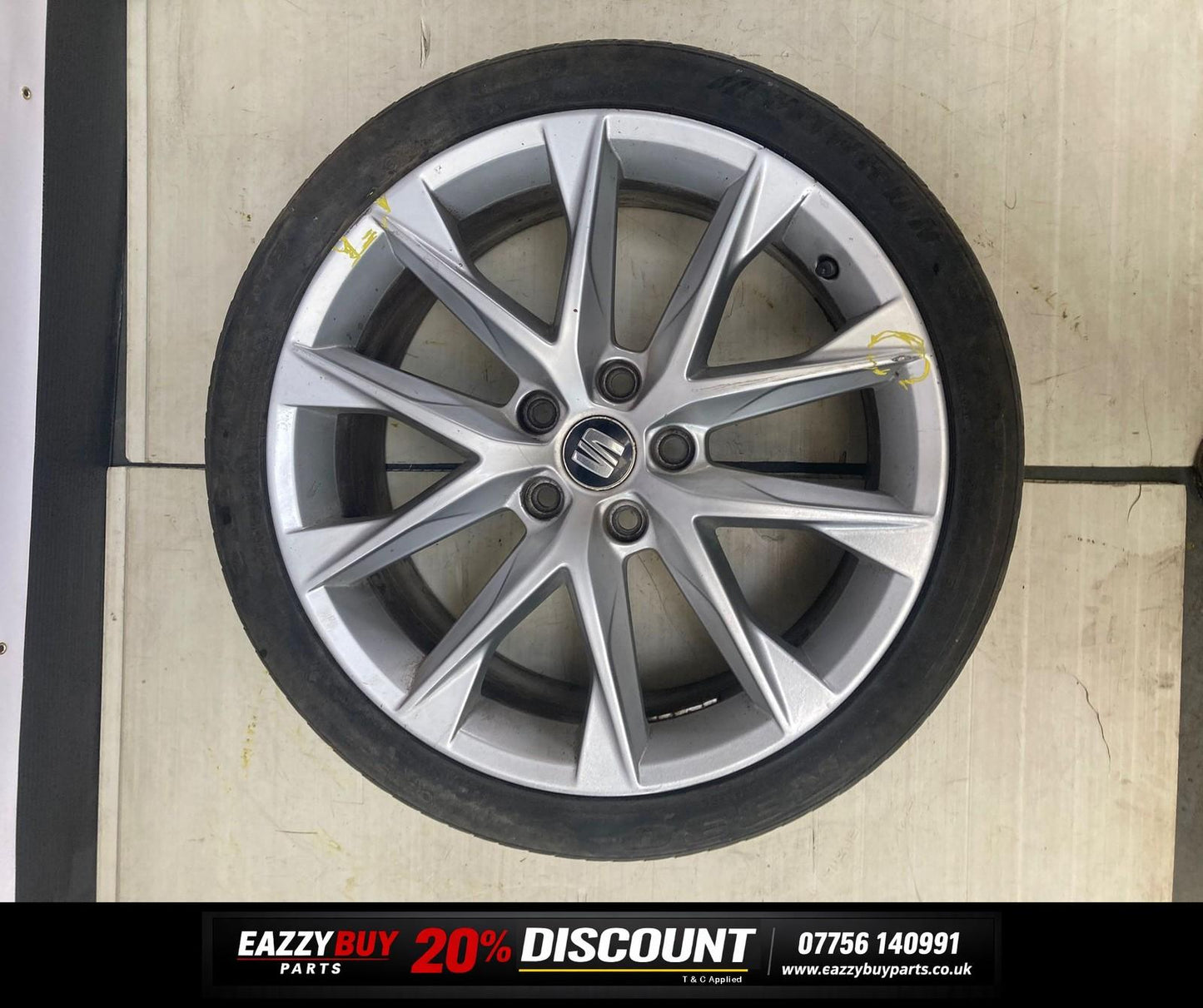SEAT Leon 5F 2017-20 18 Inch Alloy Wheel *NO TYRE* 5f0601025aa