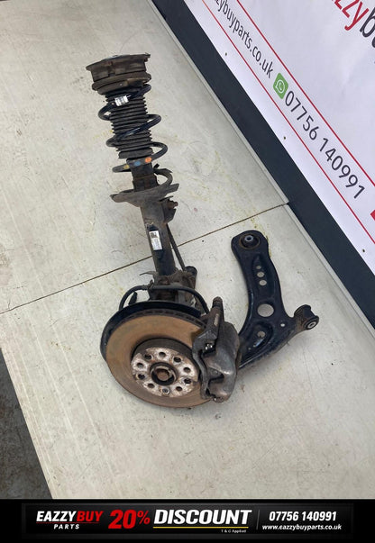 SEAT LEON MK3 PASSENGER COMPLETE SUSPENSION LEG SHOCK HUB 5Q0413023FN