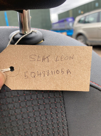 Seat Leon 5F Fabric / Skoda Octavia III 2013-2020 Front Left Seat 5Q4881105A
