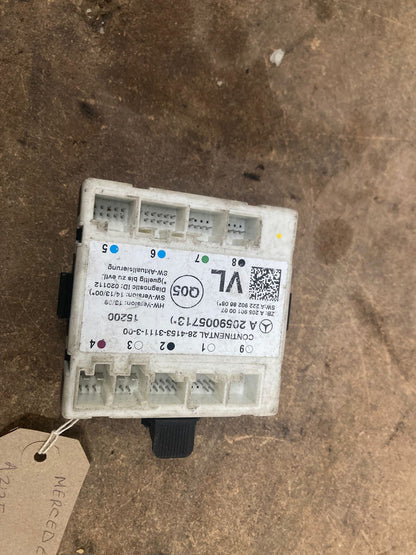 Mercedes W205 C-Class Front Left Door Control Module A2059005713