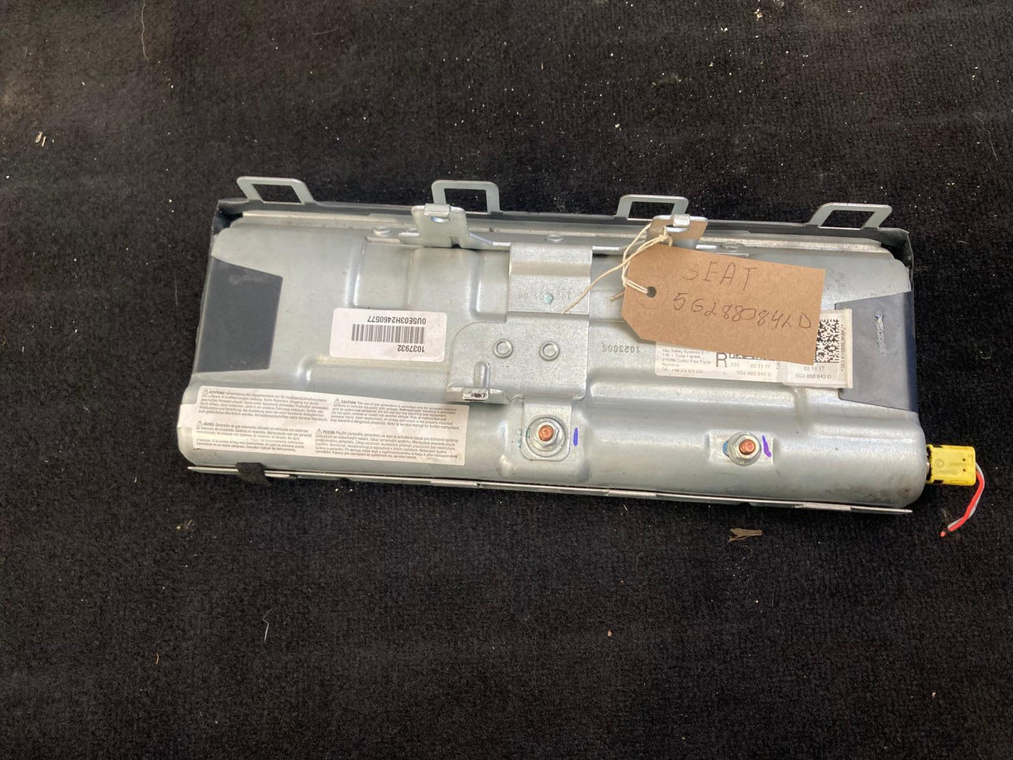 SEAT LEON MK3 5F KNEE AIRBAG DRIVER SIDE RHD 5G2880842D