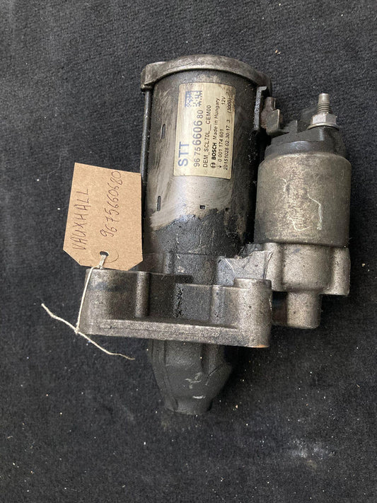VAUXHALL COMBO Peugeot Citroen 2015 Starter Motor 1.6 CDTI DIESEL 9675660680