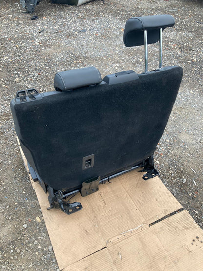 Volvo XC 90 Rear Half-Leather Seats Black with White Stitching 2017-2019