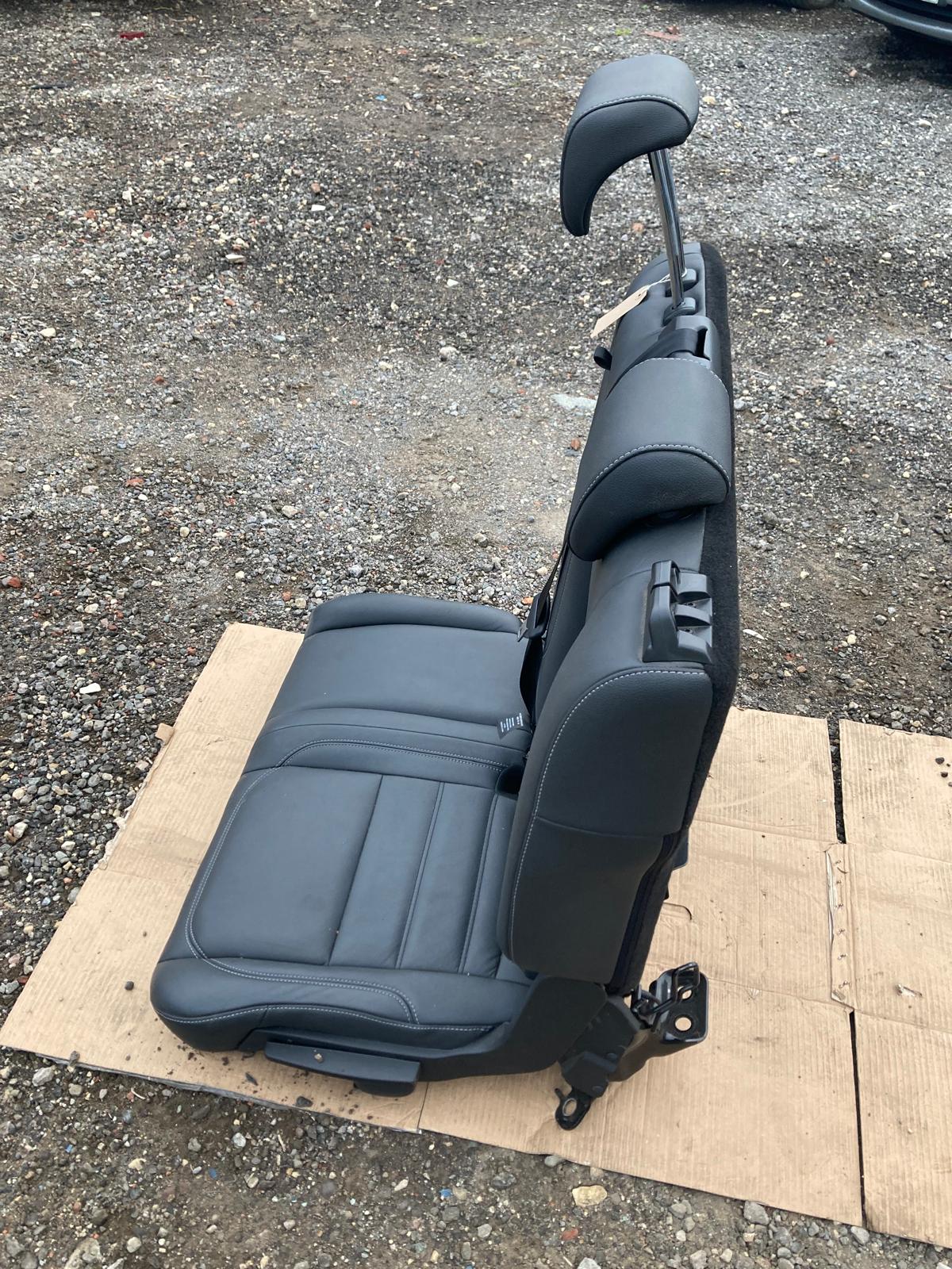 Volvo XC 90 Rear Half-Leather Seats Black with White Stitching 2017-2019