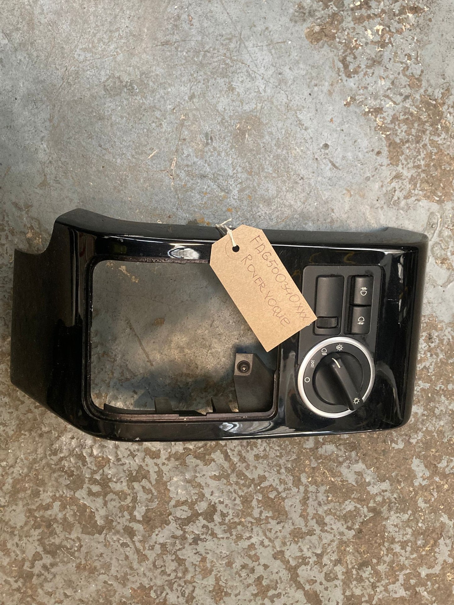 Land Rover Range Rover L322 Dashboard Trim Panel & Light Switch