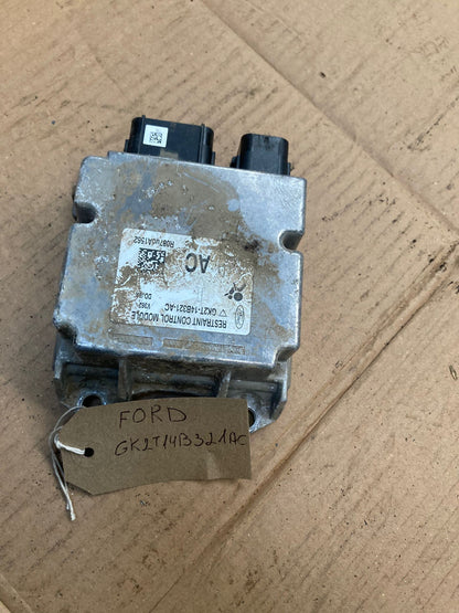 FORD TRANSIT CUSTOM TOURNEO AIRBAG SRS RESTRAINT CONTROL MODULE ECU GK2T-14B321