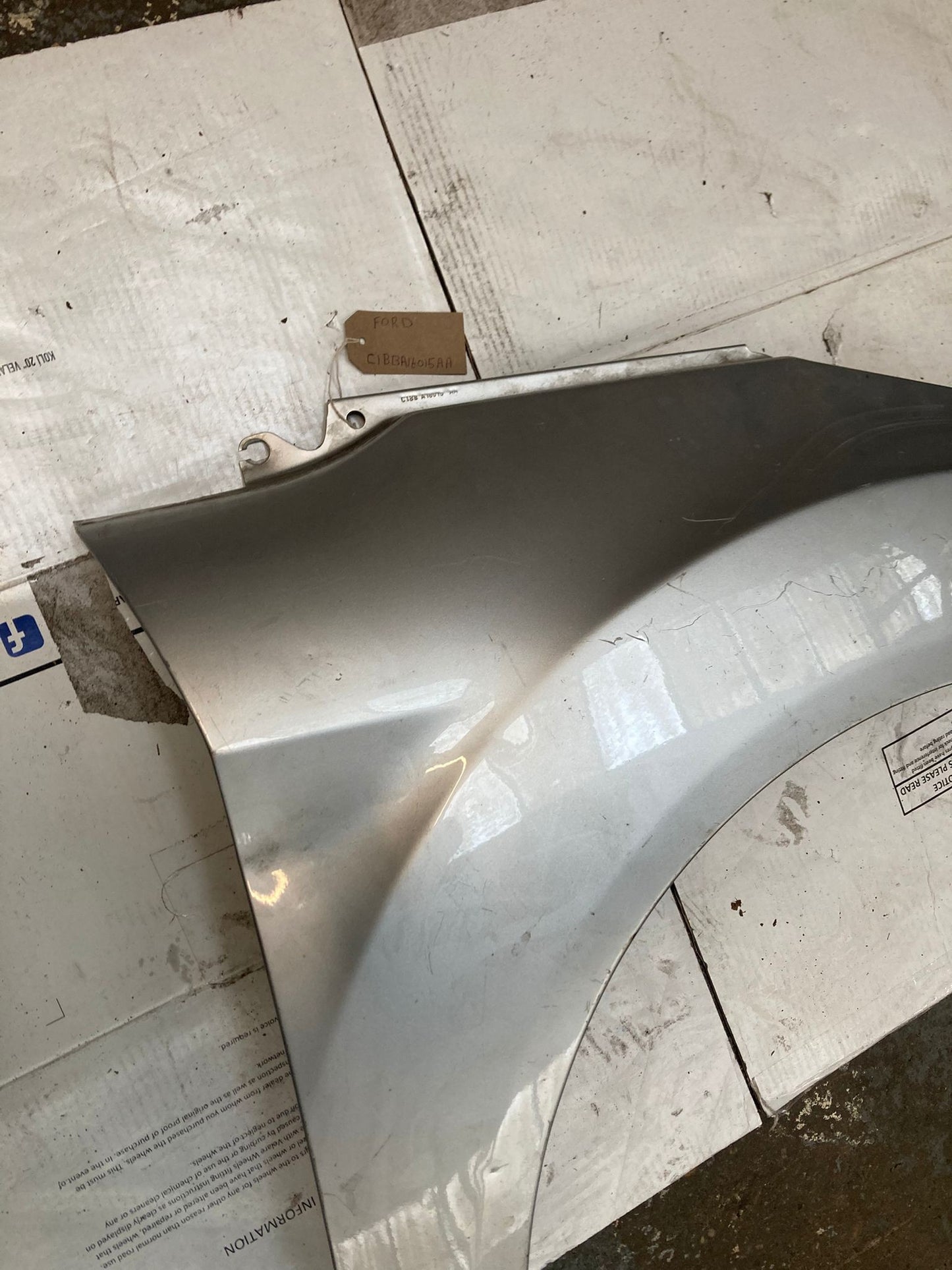 FORD FIESTA MK7 (08-17) FRONT RIGHT DRIVERS WING FENDER O/S C1BB-A16015-AA