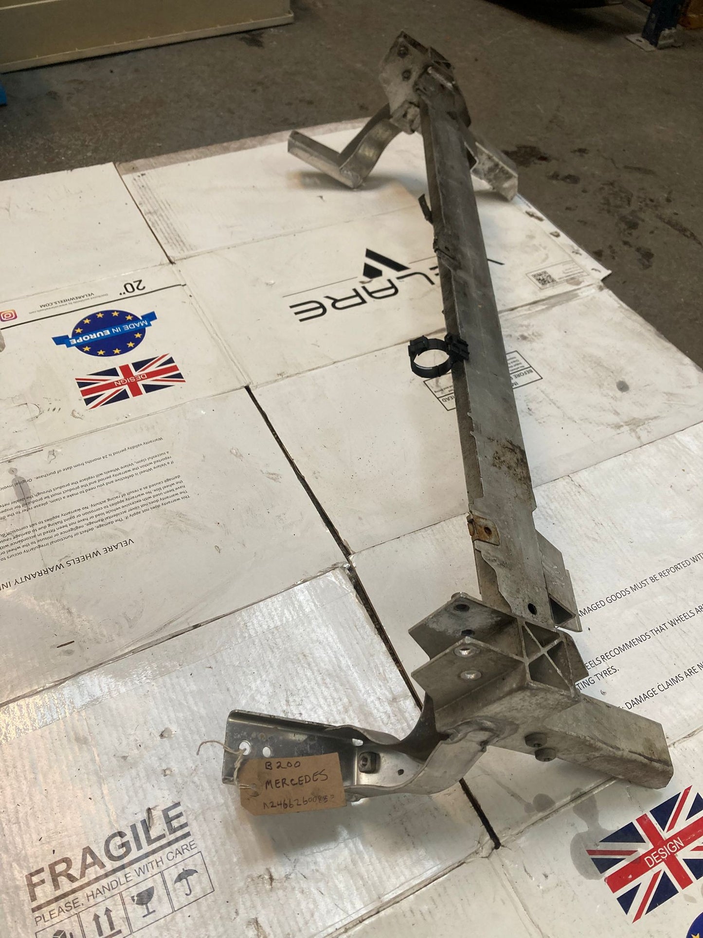 Mercedes A B CLA Class Front Crossmember Radiator Support Tie Bar A2466200019