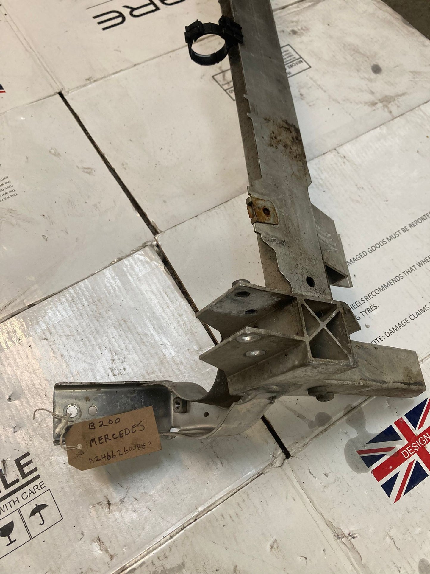 Mercedes A B CLA Class Front Crossmember Radiator Support Tie Bar A2466200019